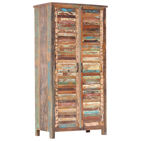 Rustika Rowe -  Wardrobe 90x50x180 cm Solid Reclaimed Wood
